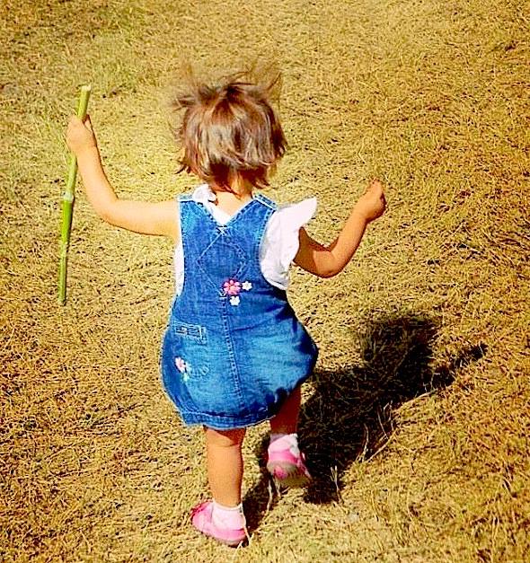 Layla at the Pumpkin Patch